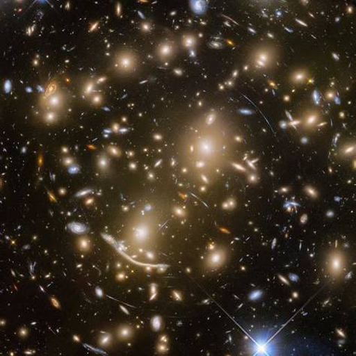 Black hole related galaxy image representing the galactic center